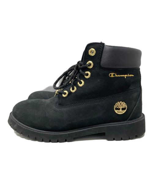 Timberland（ティンバーランド）Timberland (ティンバーランド) Champion (チャンピオン) 6ホールブーツ ブラック サイズ:23の古着・服飾アイテム