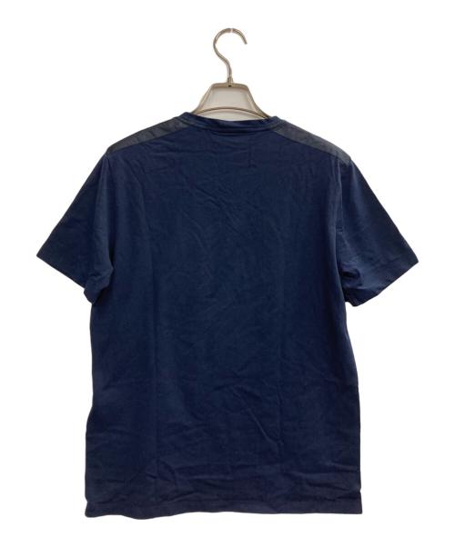 PRADA（プラダ）PRADA (プラダ) ナイロン切替Tシャツ ネイビー サイズ:Sの古着・服飾アイテム