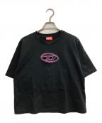 DIESELディーゼル）の古着「T-BUXT-CROP-OD」｜ブラック