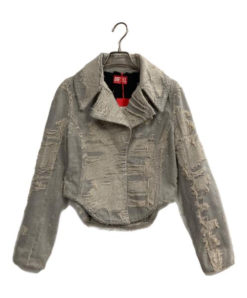 DIESEL（ディーゼル）DIESEL (ディーゼル) De-Ali-Fsg ジャケット グレー サイズ:Mの古着・服飾アイテム