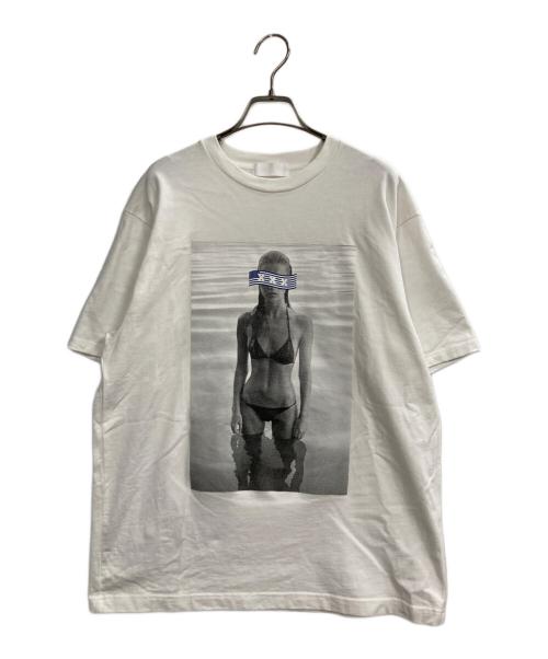 GOD SELECTION XXX（ゴッド セレクション トリプルエックス）GOD SELECTION XXX (ゴッド セレクション トリプルエックス) プリントTシャツ ホワイト サイズ:Mの古着・服飾アイテム