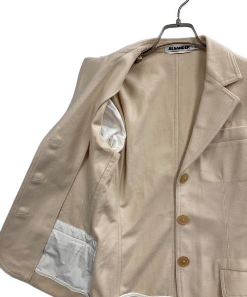 JIL SANDER（ジルサンダー）JIL SANDER (ジルサンダー) カシミヤ3Bジャケット アイボリー サイズ:34の古着・服飾アイテム