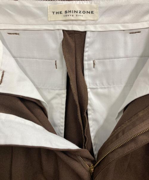 THE SHINZONE（ザ シンゾーン）THE SHINZONE (ザ シンゾーン) TOMBOY PANTS WOMEN ブラウン サイズ:36の古着・服飾アイテム
