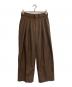 THE SHINZONE（ザ シンゾーン）の古着「TOMBOY PANTS WOMEN」｜ブラウン