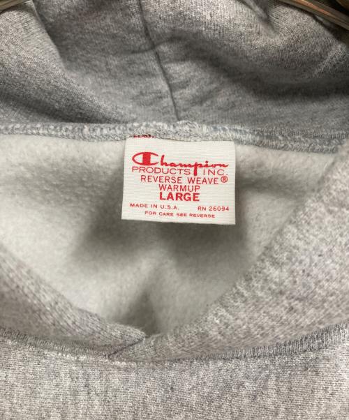 Champion（チャンピオン）Champion (チャンピオン) 復刻赤タグプルオーバーパーカー グレー サイズ:Lの古着・服飾アイテム