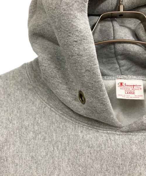 Champion（チャンピオン）Champion (チャンピオン) 復刻赤タグプルオーバーパーカー グレー サイズ:Lの古着・服飾アイテム