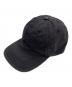 KIJIMA TAKAYUKI（キジマタカユキ）の古着「Cotton twill elastic back 6panel cap」｜ブラック