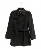 BURBERRY BLACK LABELバーバリーブラックレーベル）の古着「トレンチコート」｜ブラック