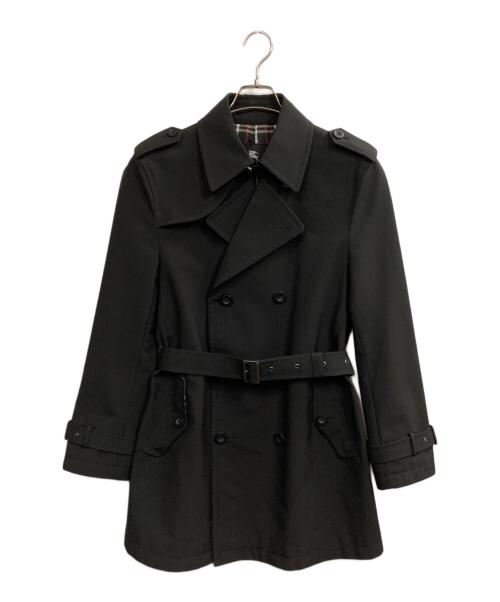 BURBERRY BLACK LABEL（バーバリーブラックレーベル）BURBERRY BLACK LABEL (バーバリーブラックレーベル) トレンチコート ブラック サイズ:Ｌの古着・服飾アイテム