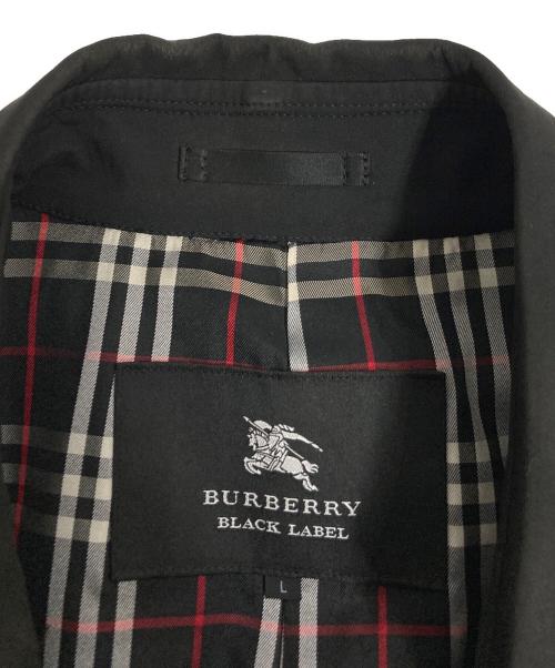 BURBERRY BLACK LABEL（バーバリーブラックレーベル）BURBERRY BLACK LABEL (バーバリーブラックレーベル) トレンチコート ブラック サイズ:Ｌの古着・服飾アイテム