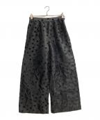 tricot COMME des GARCONSトリココムデギャルソン）の古着「チュールドットパンツ」｜ブラック
