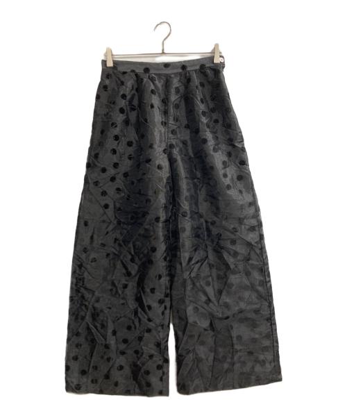tricot COMME des GARCONS（トリココムデギャルソン）tricot COMME des GARCONS (トリココムデギャルソン) チュールドットパンツ ブラック サイズ:Mの古着・服飾アイテム
