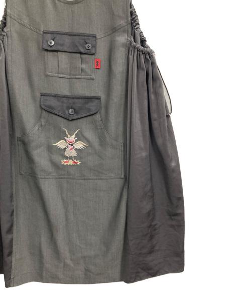 OLLEBOREBLA（アルベロベロ）OLLEBOREBLA (アルベロベロ) ノースリーブワンピース グレー サイズ:Freeの古着・服飾アイテム