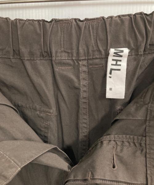 MHL（エムエイチエル）MHL (エムエイチエル) イージーパンツ ブラウン サイズ:3の古着・服飾アイテム