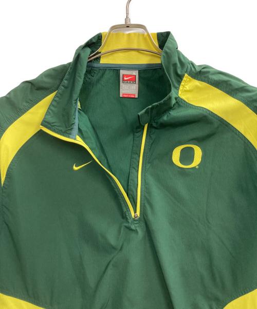 NIKE（ナイキ）NIKE (ナイキ) ハーフジップナイロンジャケット グリーン サイズ:UK42/44の古着・服飾アイテム