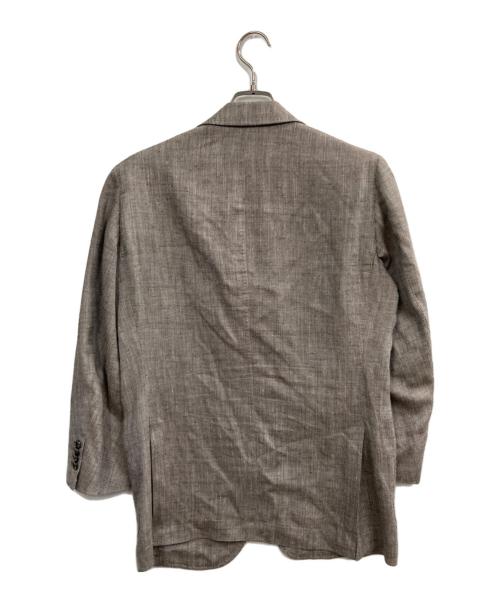 TOMORROW LAND（トゥモローランド）TOMORROW LAND (トゥモローランド) シルクリネン混3Bジャケット ベージュ サイズ:48の古着・服飾アイテム