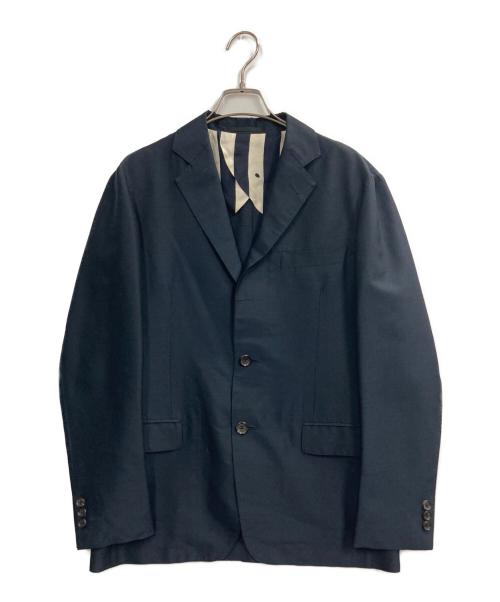 TOMORROW LAND（トゥモローランド）TOMORROW LAND (トゥモローランド) シルク混テーラードジャケット ネイビー サイズ:48の古着・服飾アイテム