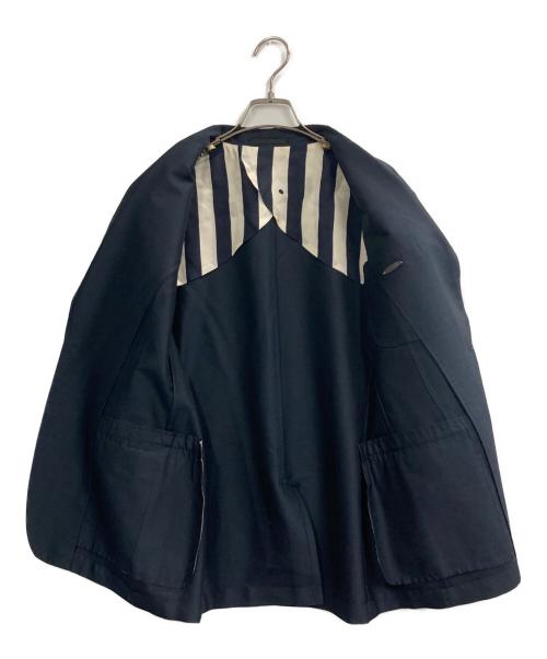 TOMORROW LAND（トゥモローランド）TOMORROW LAND (トゥモローランド) シルク混テーラードジャケット ネイビー サイズ:48の古着・服飾アイテム