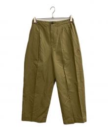 MARGARET HOWELL（マーガレットハウエル）の古着「PLAIN WEAVE COTTON LINEN」｜カーキ