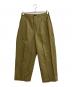 MARGARET HOWELL（マーガレットハウエル）の古着「PLAIN WEAVE COTTON LINEN」｜カーキ