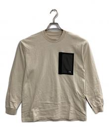 THE NORTH FACE（ザ ノース フェイス）の古着「ロングスリーブフィールドポケットティー」｜ベージュ