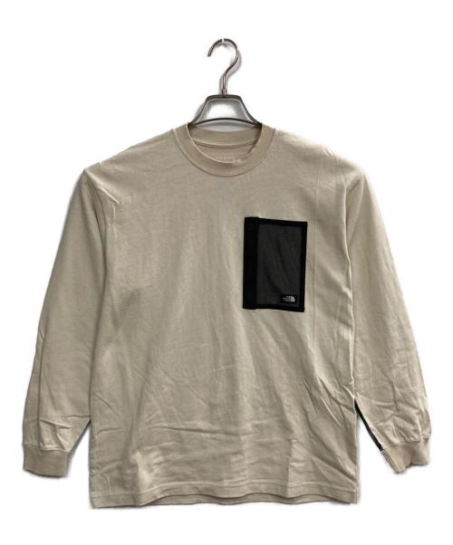 THE NORTH FACE（ザ ノース フェイス）THE NORTH FACE (ザ ノース フェイス) ロングスリーブフィールドポケットティー ベージュ サイズ:Sの古着・服飾アイテム