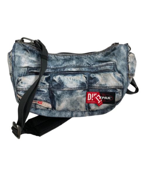DIESEL（ディーゼル）DIESEL (ディーゼル) EASTPAK (イーストパック) ショルダーバッグ ブルーの古着・服飾アイテム