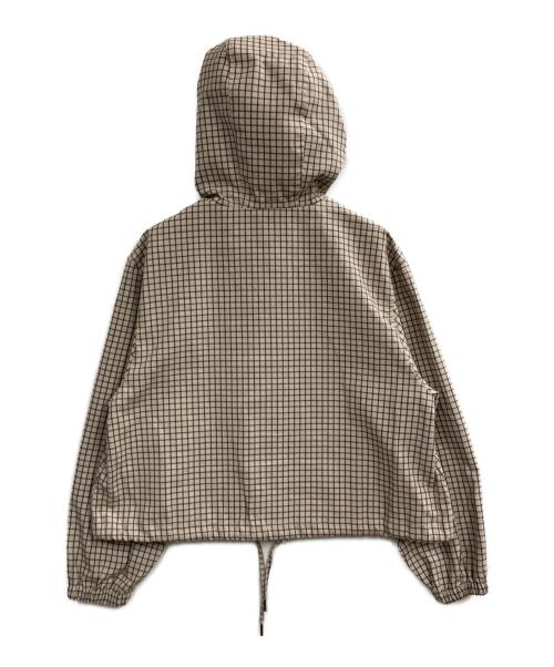 ZARA（ザラ）ZARA (ザラ) チェックジップパーカー ベージュ サイズ:XSの古着・服飾アイテム