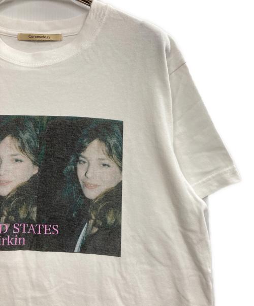 Curensology（カレンソロジー）Curensology (カレンソロジー) フォトTシャツ ホワイト サイズ:Fの古着・服飾アイテム