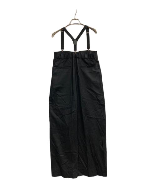 Curensology（カレンソロジー）Curensology (カレンソロジー) ウールサロペットパンツ ブラック サイズ:Fの古着・服飾アイテム