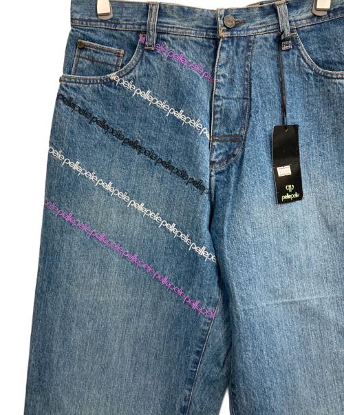 pellepelle（ペレペレ）pellepelle (ペレペレ) デニムパンツ ブルー サイズ:33の古着・服飾アイテム