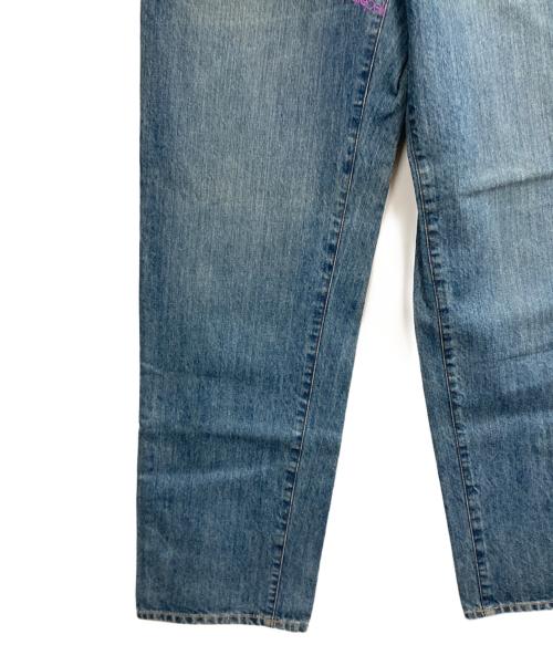 pellepelle（ペレペレ）pellepelle (ペレペレ) デニムパンツ ブルー サイズ:33の古着・服飾アイテム