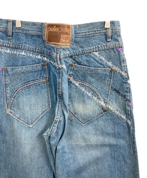 pellepelle（ペレペレ）pellepelle (ペレペレ) デニムパンツ ブルー サイズ:33の古着・服飾アイテム