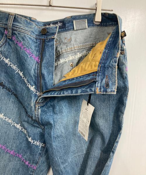 pellepelle（ペレペレ）pellepelle (ペレペレ) デニムパンツ ブルー サイズ:33の古着・服飾アイテム