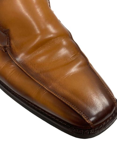 Santoni（サントーニ）Santoni (サントーニ) スクエアトゥーシューズ ブラウン サイズ:27の古着・服飾アイテム