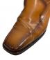 中古・古着 Santoni (サントーニ) スクエアトゥーシューズ ブラウン サイズ:27：7000円