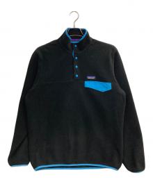 Patagonia（パタゴニア）の古着「Synchilla Snap-T」｜Black × Light Blue
