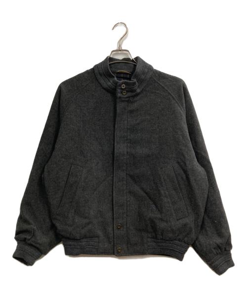 Burberry's（バーバリーズ）Burberry's (バーバリーズ) ウールブルゾン グレー サイズ:Lの古着・服飾アイテム