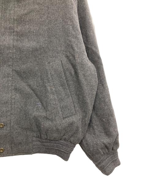 Burberry's（バーバリーズ）Burberry's (バーバリーズ) ウールブルゾン グレー サイズ:Lの古着・服飾アイテム