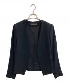 theory luxeセオリーリュクス）の古着「ノーカラージャケット」｜ネイビー