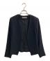 theory luxe（セオリーリュクス）の古着「ノーカラージャケット」｜ネイビー