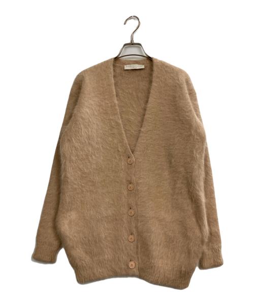 STELLA McCARTNEY（ステラマッカートニー）STELLA McCARTNEY (ステラマッカートニー) アンゴラ混モヘアカーディガン ベージュ サイズ:38の古着・服飾アイテム