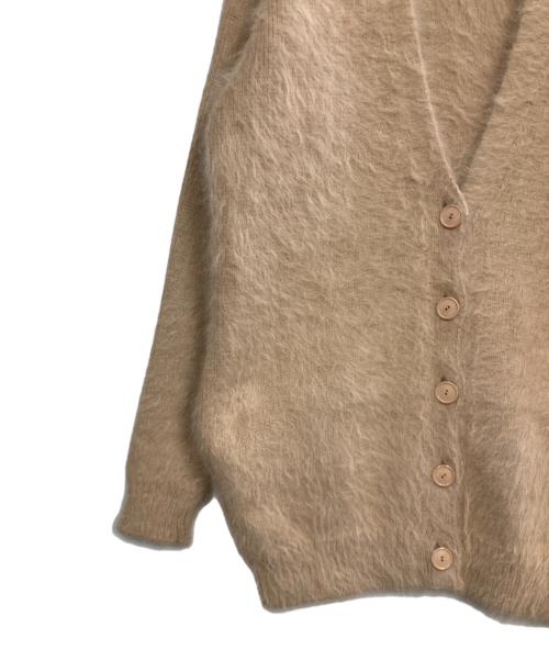 STELLA McCARTNEY（ステラマッカートニー）STELLA McCARTNEY (ステラマッカートニー) アンゴラ混モヘアカーディガン ベージュ サイズ:38の古着・服飾アイテム