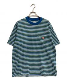 DANTON（ダントン）の古着「ボーダーTシャツ」｜ブルー
