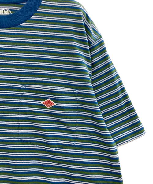 DANTON（ダントン）DANTON (ダントン) ボーダーTシャツ ブルー サイズ:表記無し（実寸サイズをご確認ください）の古着・服飾アイテム