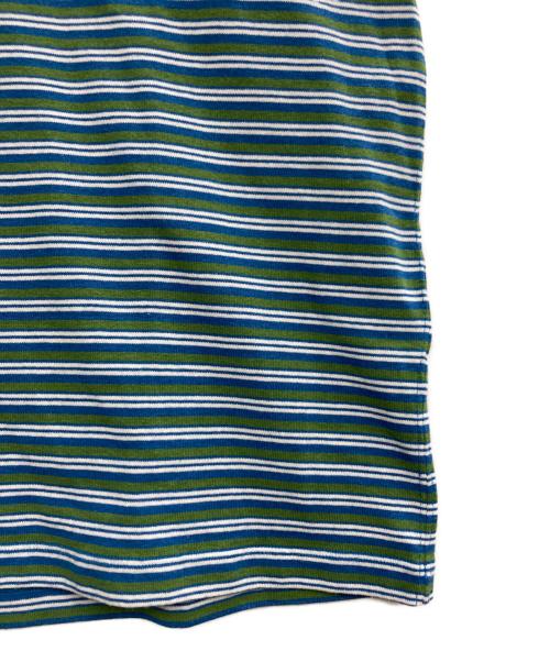 DANTON（ダントン）DANTON (ダントン) ボーダーTシャツ ブルー サイズ:表記無し（実寸サイズをご確認ください）の古着・服飾アイテム
