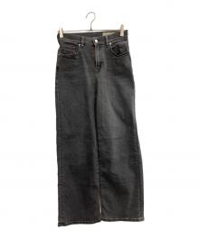 DIESEL（ディーゼル）の古着「WIDEE ブラックデニムパンツ」｜ブラック