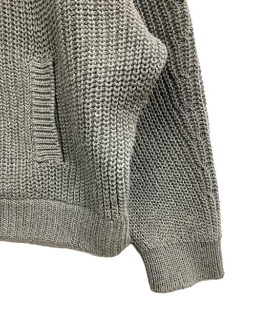 doublet（ダブレット）doublet (ダブレット) BOUNCE FUSION DRIVERS KNIT グレー サイズ:Lの古着・服飾アイテム