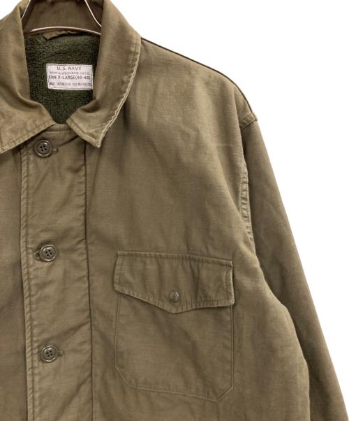 waiper（ワイパー）WAIPER (ワイパー) US NAVY A-2 デッキジャケット オリーブ サイズ:XLの古着・服飾アイテム