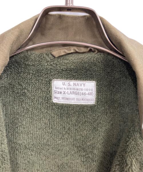 waiper（ワイパー）WAIPER (ワイパー) US NAVY A-2 デッキジャケット オリーブ サイズ:XLの古着・服飾アイテム